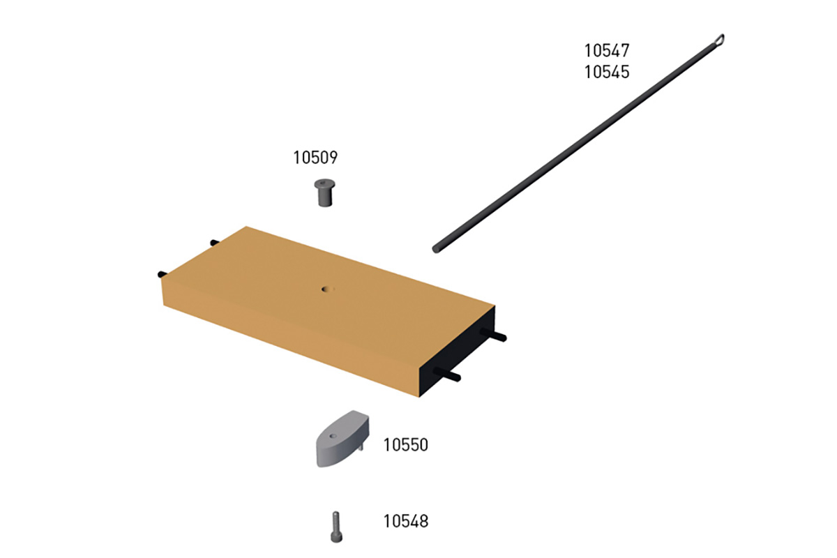 WaterRower Bungee Board Spare Parts