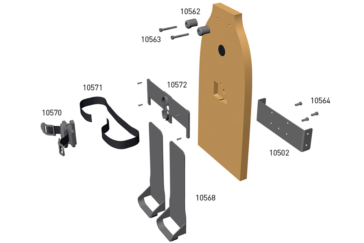 WaterRower Spare Parts Footboard