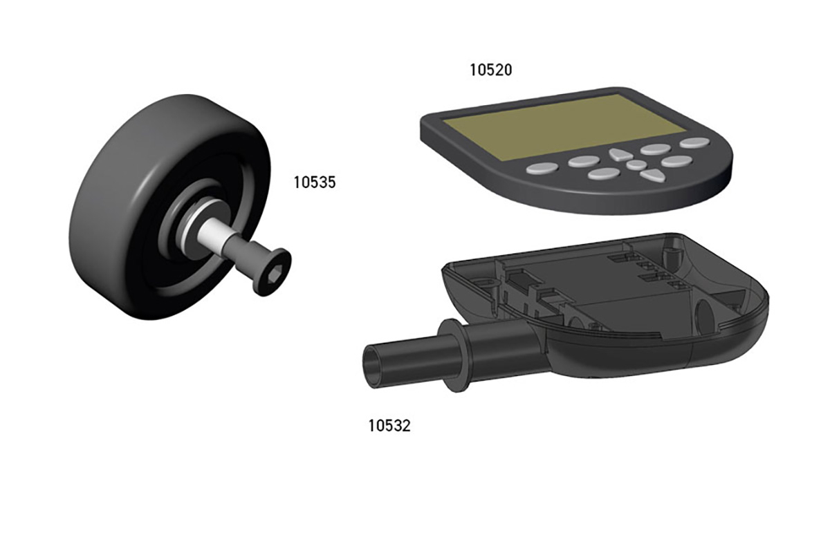 WaterRower S4 Monitor + Transport Dolleys