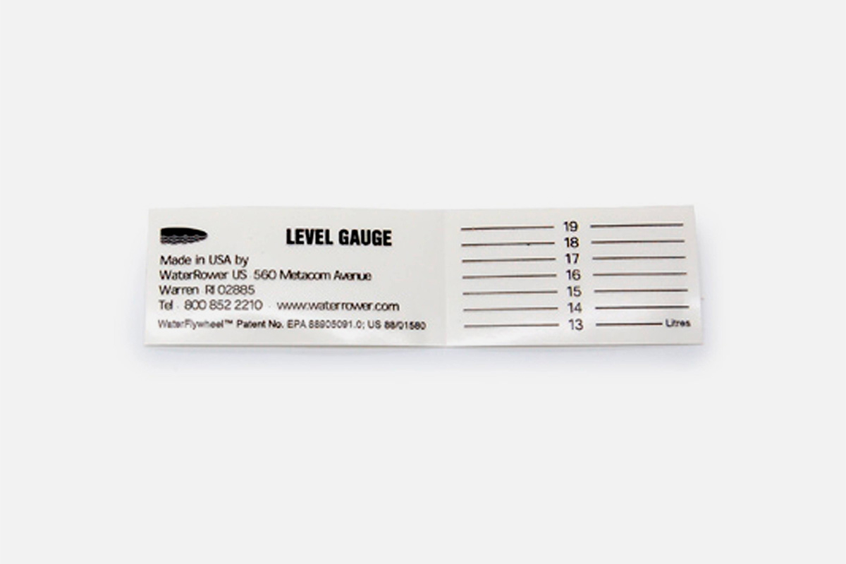 Tank Level Gauge Sticker